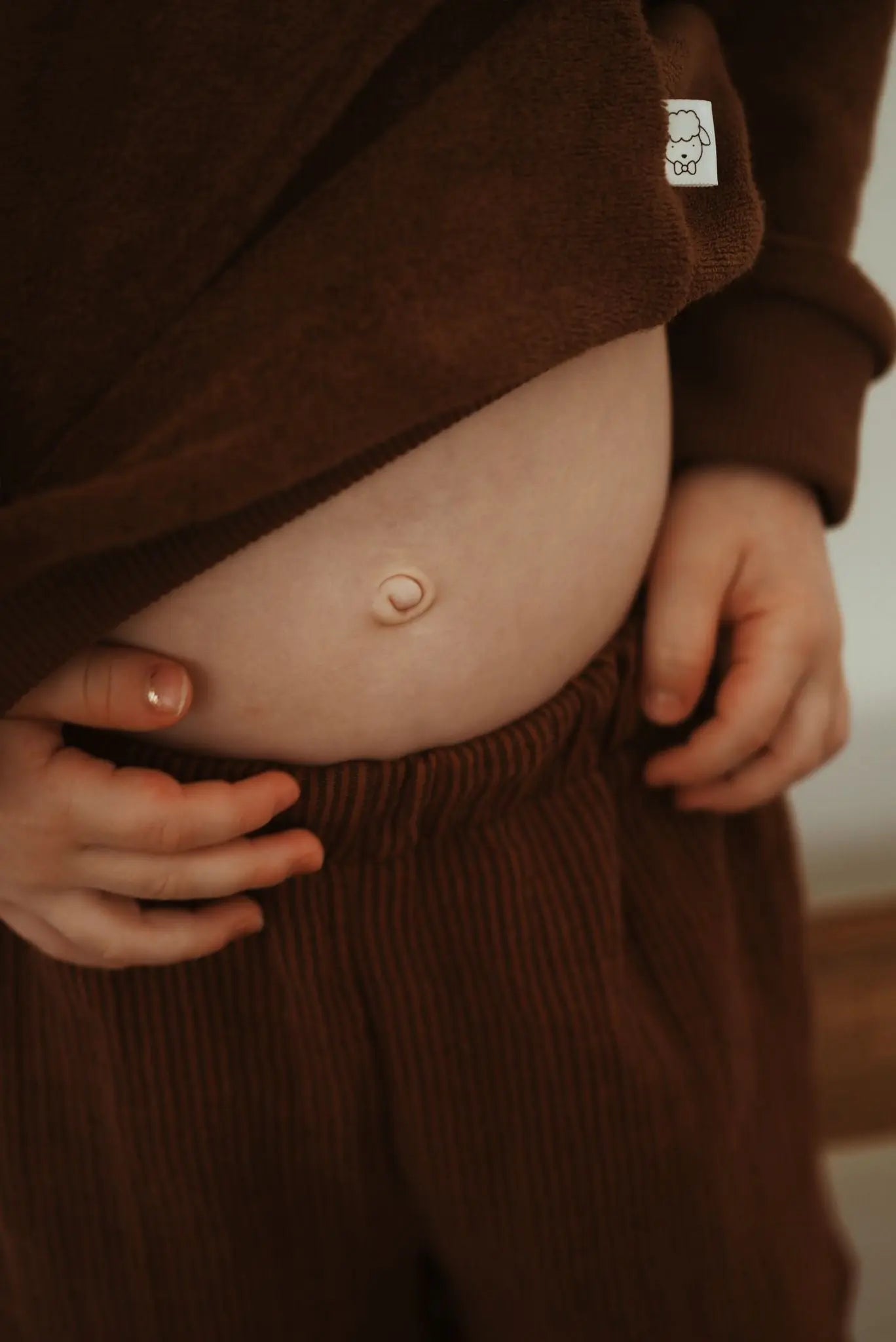 Malo, le short bébé et enfant (6 mois - 6 ans) "Rayé Chocolat" MOUSSE ET COMPAGNIE