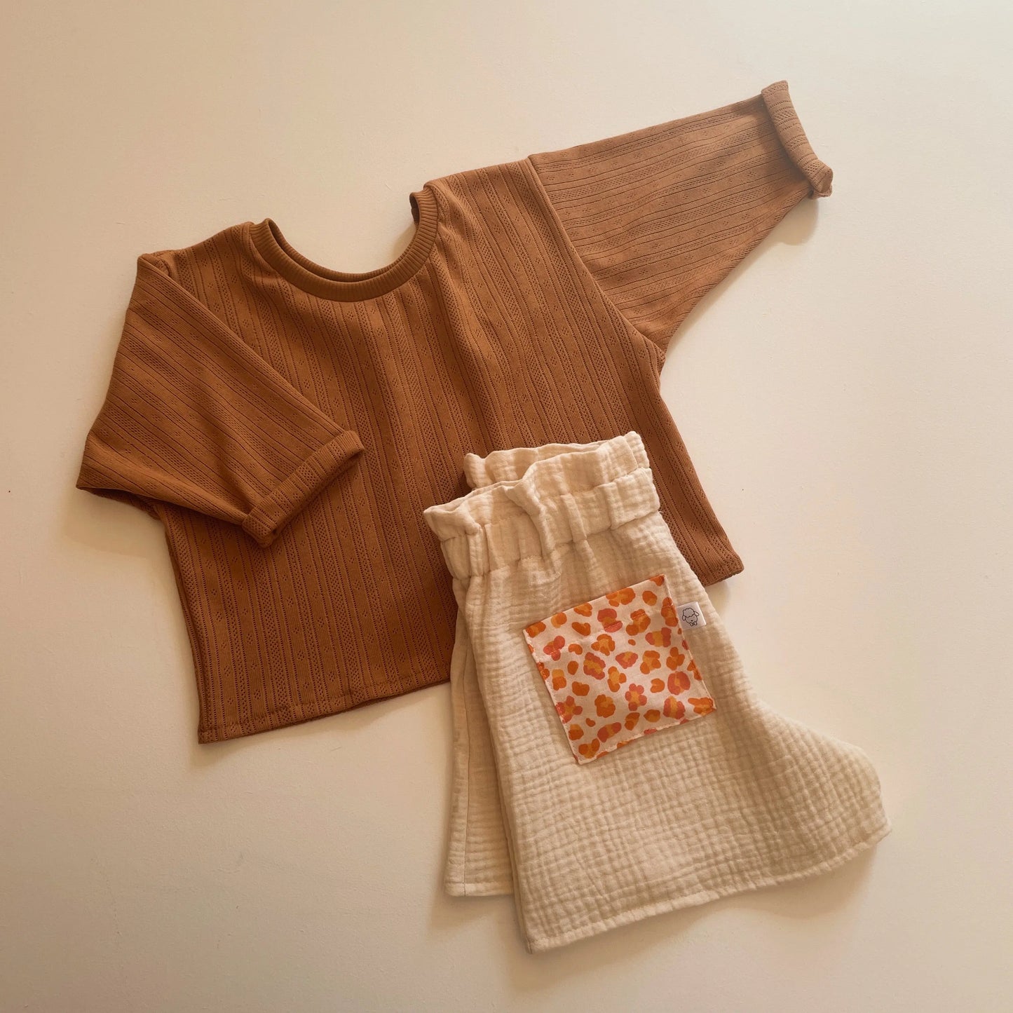 Malo, le short bébé et enfant (6 mois - 6 ans) "Naturel + Léopard" MOUSSE ET COMPAGNIE