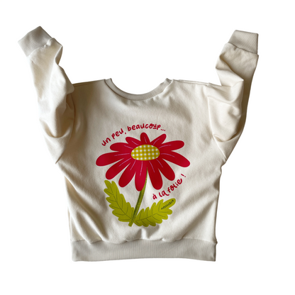 Lulu, le sweat bébé et enfant (0-6 ans) "à la folie"