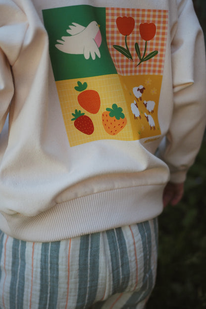 Lulu, le sweat bébé et enfant (0-6 ans) "comme avant"