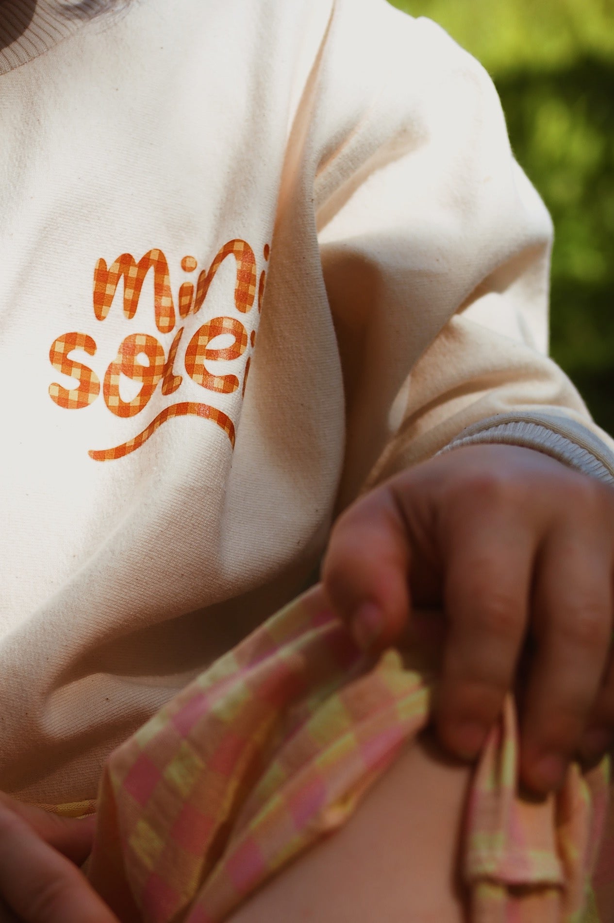 Lulu, le sweat bébé et enfant (0-6 ans) "mini soleil"