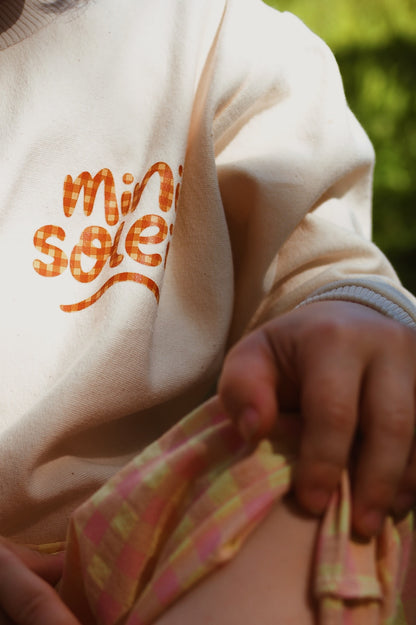 Lulu, le sweat bébé et enfant (0-6 ans) "mini soleil"