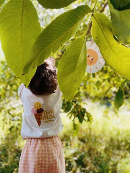 Lulu, le sweat bébé et enfant (0-6 ans) "mini soleil"