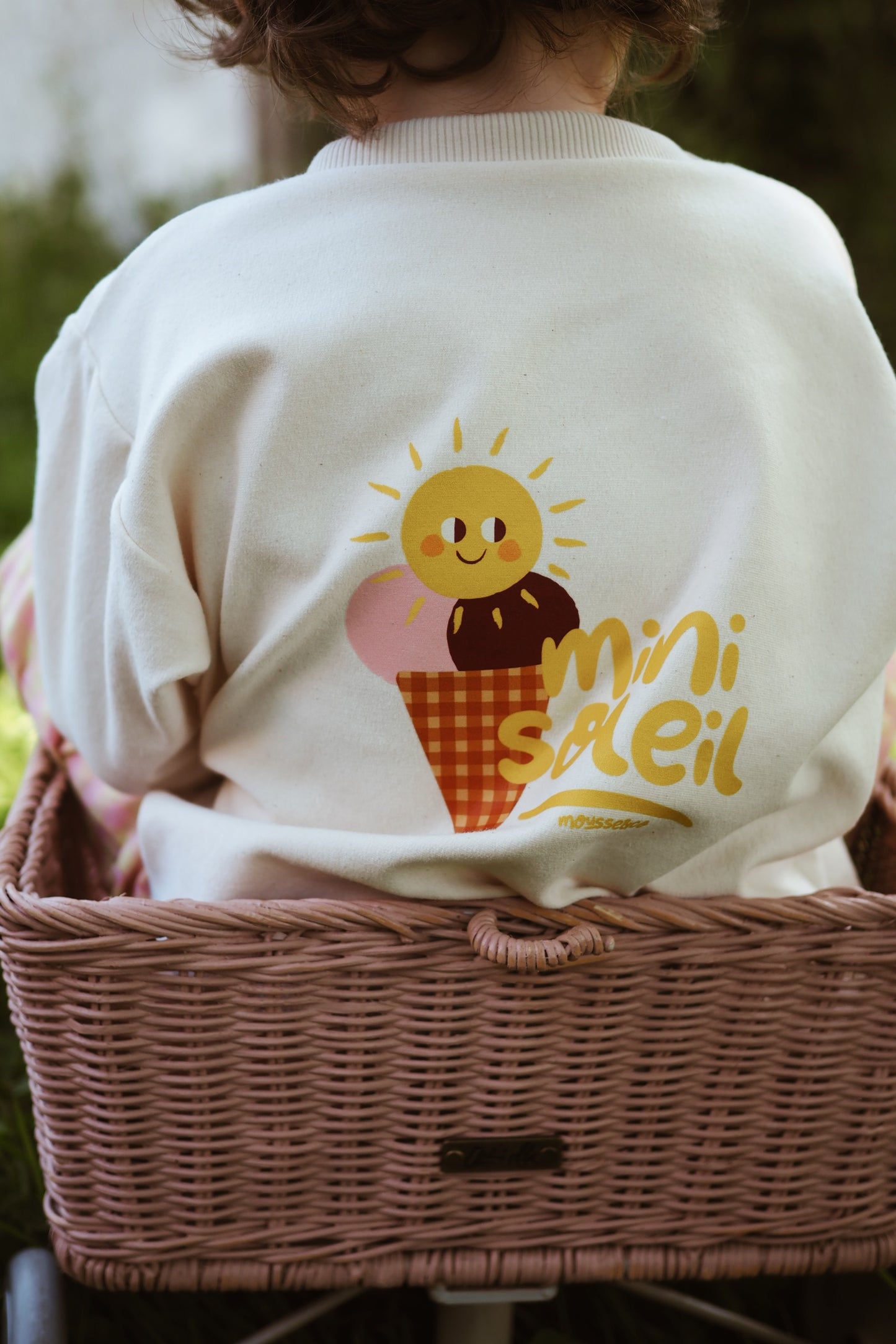 Lulu, le sweat bébé et enfant (0-6 ans) "mini soleil"
