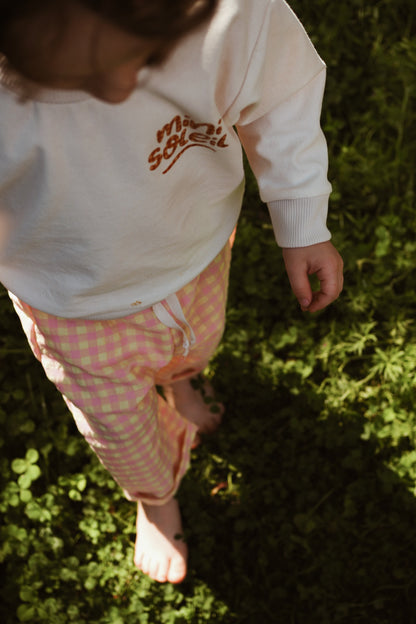 Lulu, le sweat bébé et enfant (0-6 ans) "mini soleil"