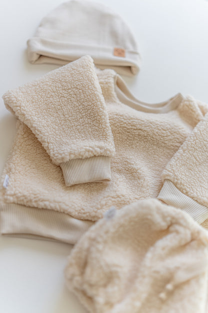 Lulu, le sweat bébé et enfant (0-6 ans) "moumoute et naturel"
