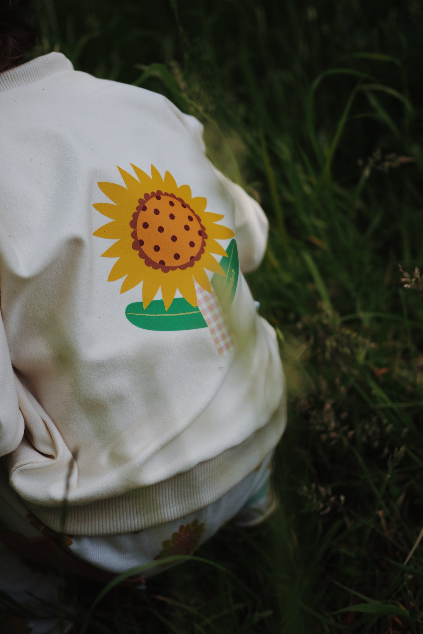 Lulu, le sweat bébé et enfant (0-6 ans) "tournesol"