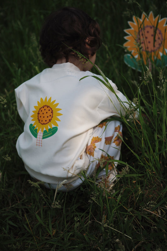 Lulu, le sweat bébé et enfant (0-6 ans) "tournesol"