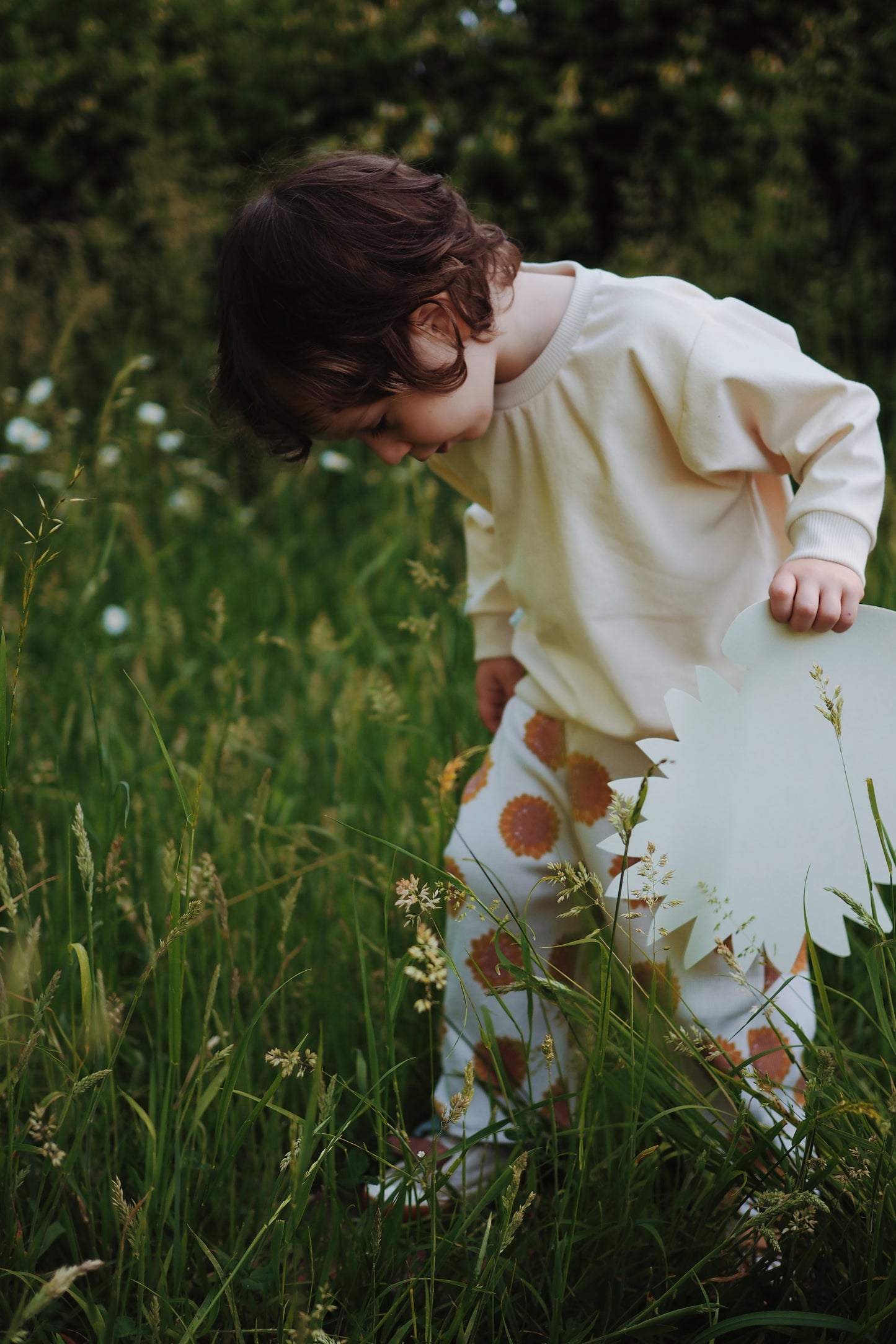 Lulu, le sweat bébé et enfant (0-6 ans) "tournesol"