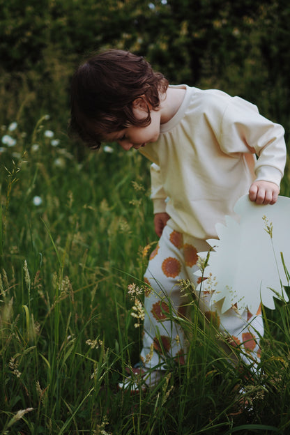 Lulu, le sweat bébé et enfant (0-6 ans) "tournesol"